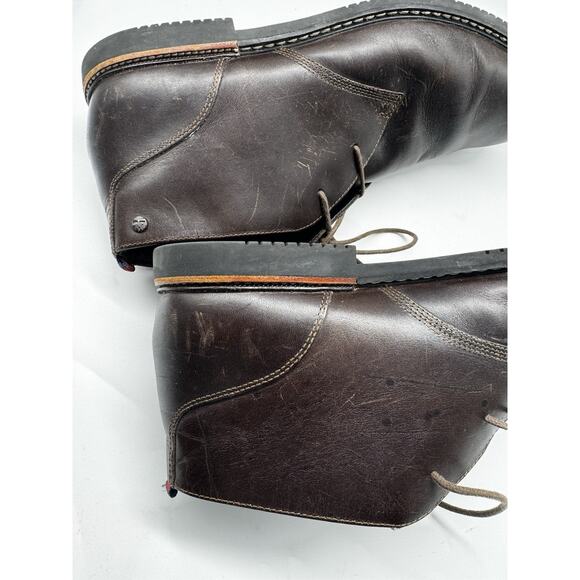 Timberland Earthkeepers Anti Fatigue Brook Park Brown Leather Chukka Boots Sz 13